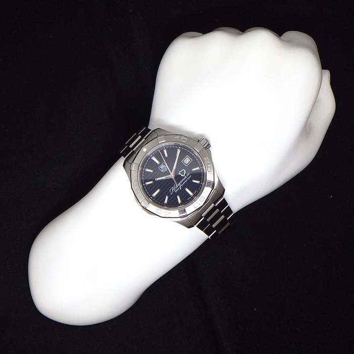 タグ・ホイヤー TAG Heuer 腕時計 アクアレーサー ダイビング ヘイマンアイランド WAP201Y.BA0830 世界800本 限定モデル ブラック文字盤 デイト 夜光インデックス 夜光針 回転べセル SS 自動巻き 【中古】