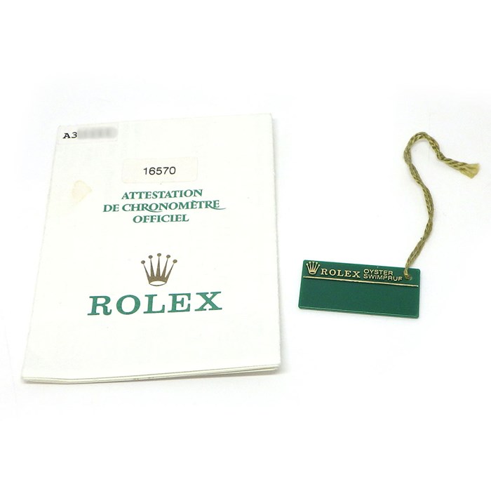ロレックス Rolex 腕時計 エクスプローラー2 16570 A番 1998-1999年 ブラック文字盤 デイト GMT SS 自動巻き 【中古】