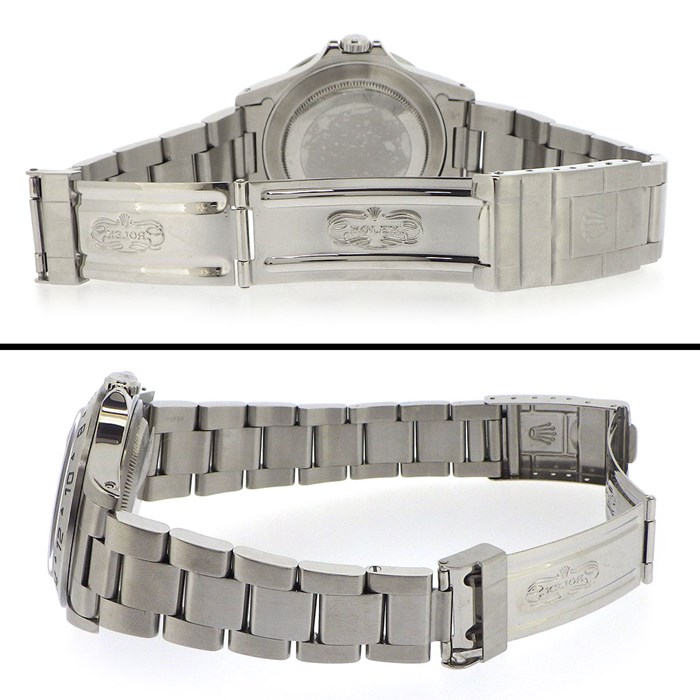 ロレックス Rolex 腕時計 エクスプローラー2 16570 A番 1998-1999年 ブラック文字盤 デイト GMT SS 自動巻き 【中古】