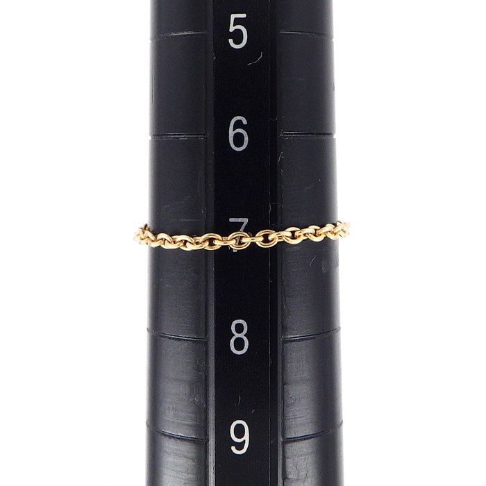 クリスチャンディオール Christian Dior リング ミミローズ JMRO95002_0000 ミミウィ ローズ デ ヴァン チェーン 1ポイント ルビー 0.05ct K18PG 7号 / #48 【箱・保付き】 【中古】