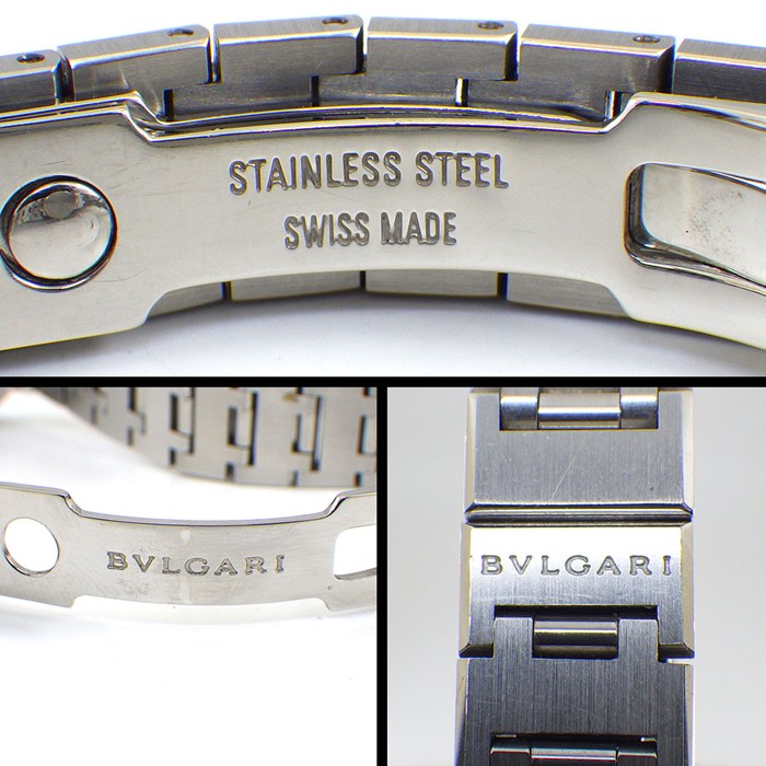 ブルガリ BVLGARI 腕時計 ブルガリブルガリ BB23SS ブラック文字盤 デイト SS クオーツアナログ 【箱・保付き】 【中古】