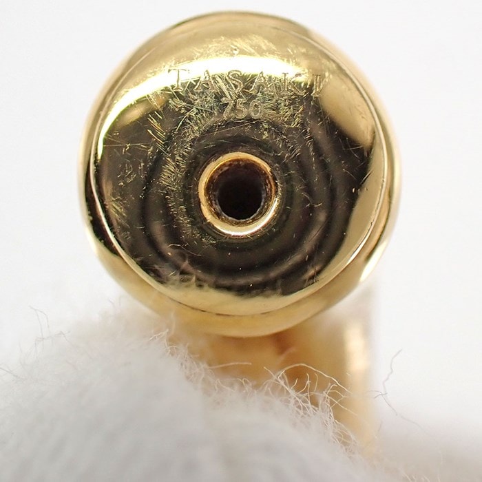 タサキ 田崎真珠 TASAKI ピアス デインジャー ホーン E-3658
