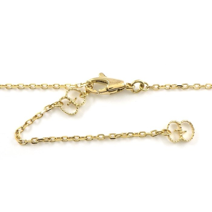 グッチ GUCCI ロングネックレス GG ロゴ K18YG 【中古】