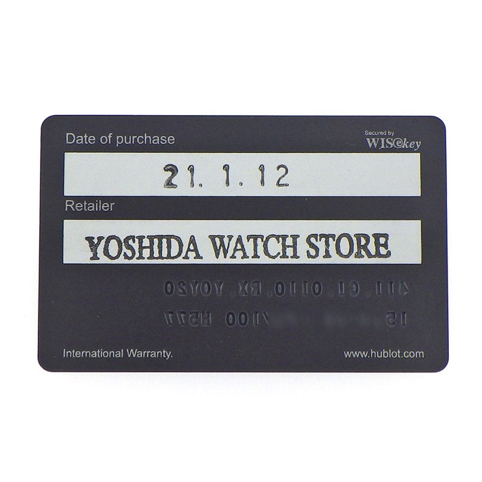 ウブロ Hublot 腕時計 ビッグバン オールブラック カモ ヨウジヤマモト 411.CI.0110.RX.YOY20 日本限定100本 スケルトン文字盤 クロノグラフ スモールセコンド セラミック ラバー 黒 自動巻き 【箱・保付き】 【中古】