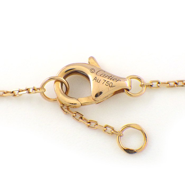 カルティエ Cartier ブレスレット アミュレット ドゥ XS ピンク オパール 1ポイント ダイヤモンド K18PG 【中古】