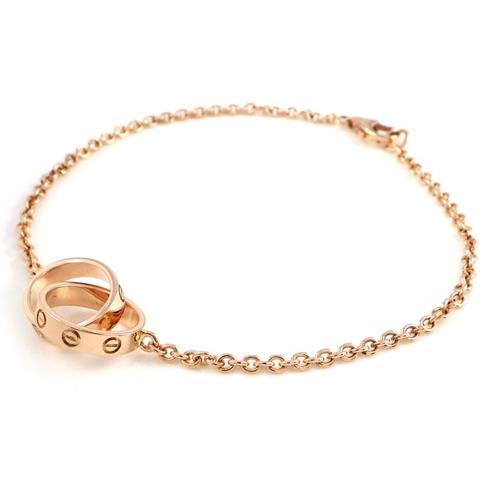 カルティエ Cartier ブレスレット ベビー ラブ K18PG 【箱・保付き