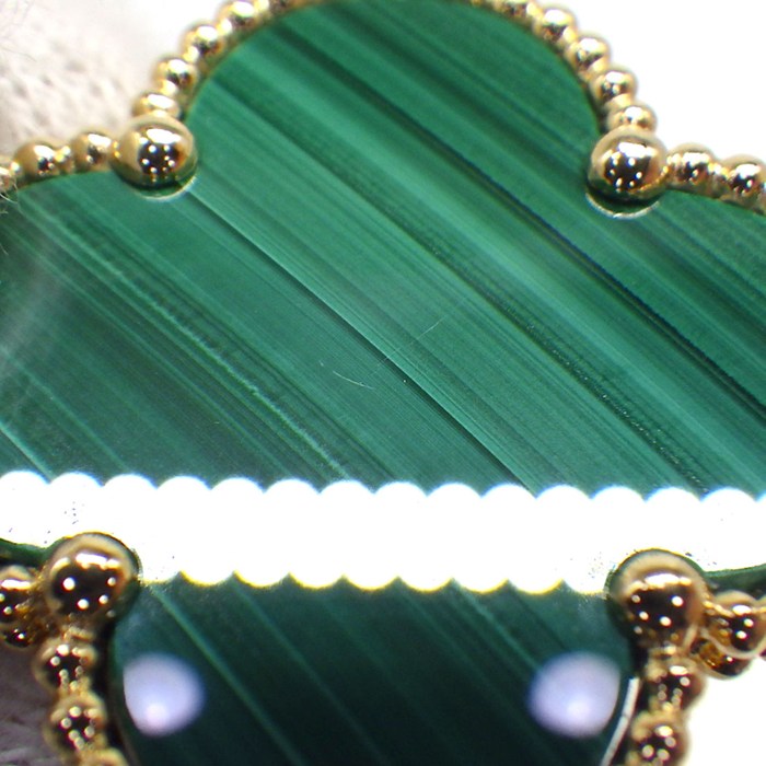 ヴァンクリーフ&アーペル Van Cleef & Arpels ロングネックレス マジックアルハンブラ VCARO9VA00 マラカイト K18YG 【中古】