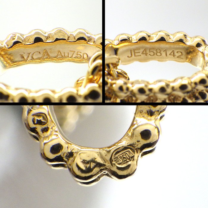 ヴァンクリーフ&アーペル Van Cleef & Arpels ロングネックレス マジックアルハンブラ VCARO9VA00 マラカイト K18YG 【中古】
