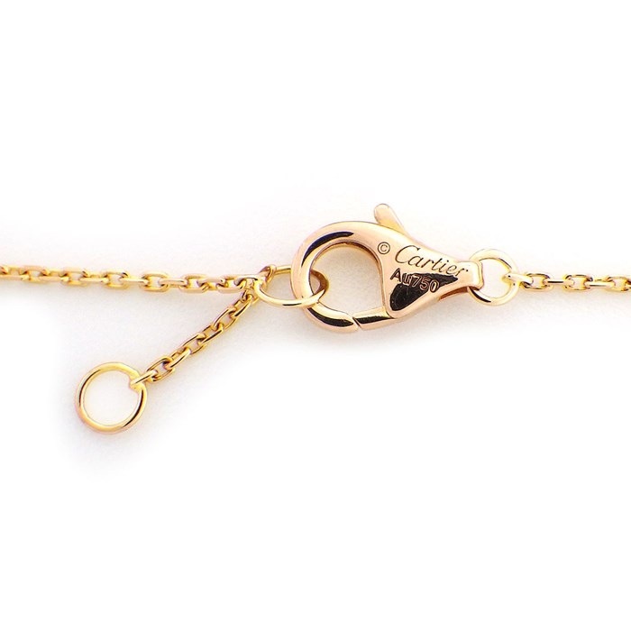 カルティエ Cartier ブレスレット パンテール ドゥ カルティエ パンサーモチーフ オニキス 2ポイント ツァボライト グリーンガーネット K18PG 【中古】