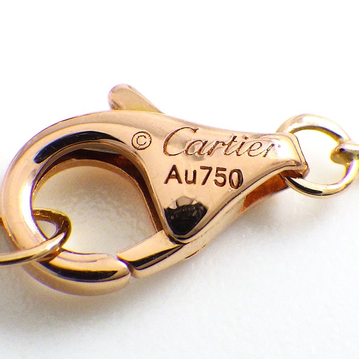 カルティエ Cartier ブレスレット パンテール ドゥ カルティエ パンサーモチーフ オニキス 2ポイント ツァボライト グリーンガーネット K18PG 【中古】