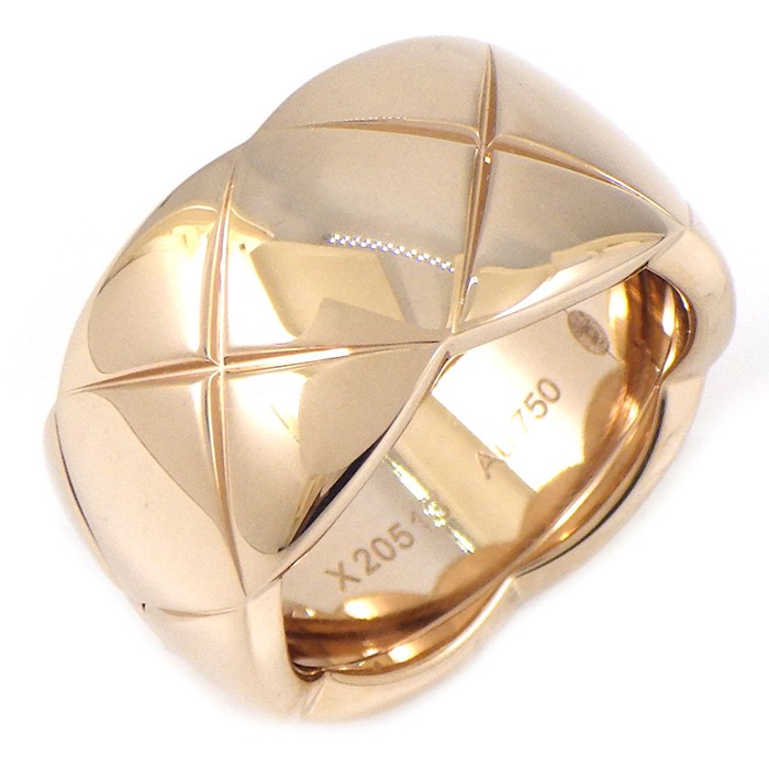 シャネル CHANEL リング ココクラッシュ ラージ J10818 K18PG 13号 / #53 【中古】