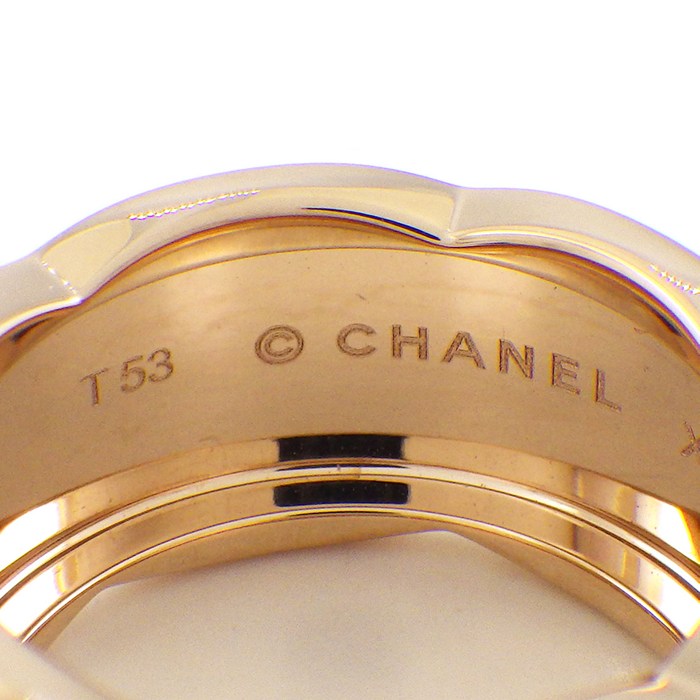 シャネル CHANEL リング ココクラッシュ ラージ J10818 K18PG 13号 / #53 【中古】