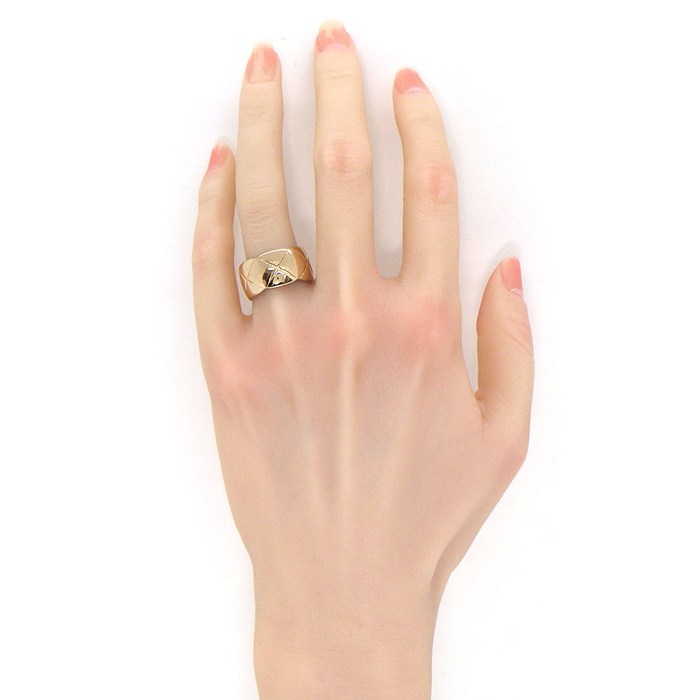 シャネル CHANEL リング ココクラッシュ ラージ J10818 K18PG 13号 / #53 【中古】