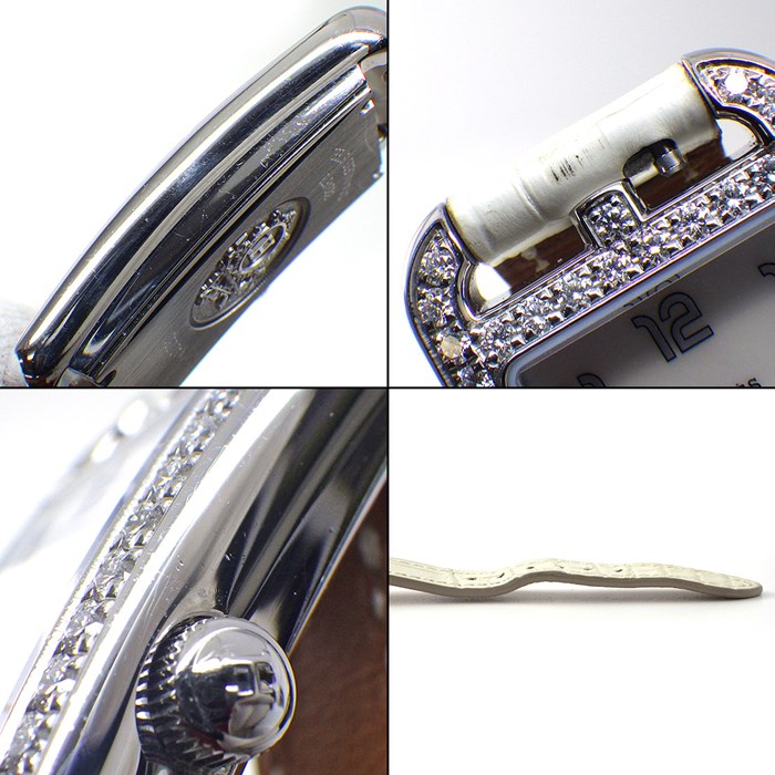 エルメス HERMES 腕時計 ナンタケット PM 33mm NA2.230 ダイヤモンド