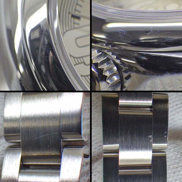 ロレックス Rolex 腕時計 オイスター パーペチュアル 176200 V番 2009年製 ルーレット刻印 シルバー文字盤 SS 自動巻き 【中古】