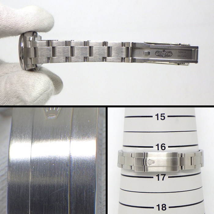 ロレックス Rolex 腕時計 オイスター パーペチュアル 176200 V番 2009年製 ルーレット刻印 シルバー文字盤 SS 自動巻き 【中古】