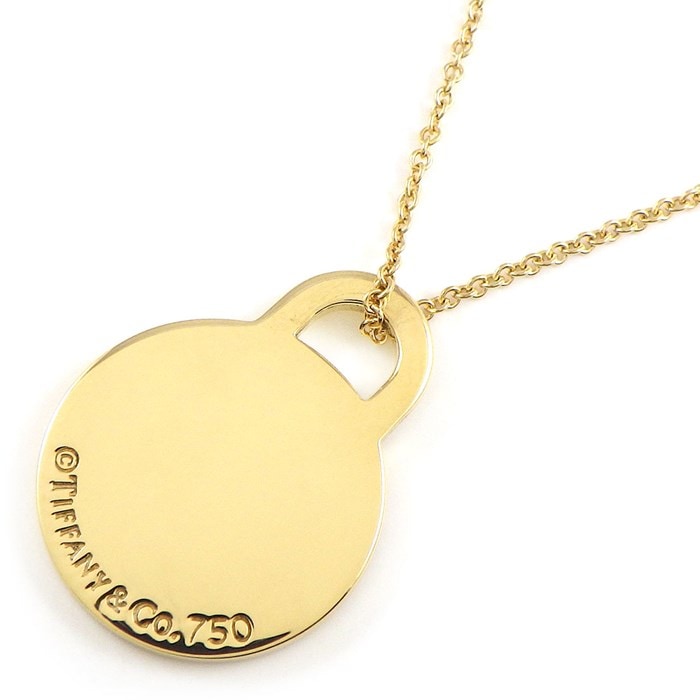 Tiffany & Co. リターントゥネックレスラウンド　k18YG ティファニー Tiffany & Co. ネックレス リターン トゥ ティファニー