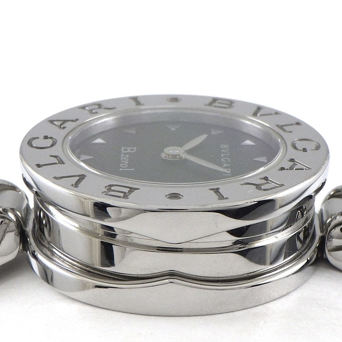 ブルガリ BVLGARI 腕時計 B.zero1 ビーゼロワン Sサイズ BZ22S/BZ22BSS ブラック文字盤 SS クオーツアナログ 【箱・保付き】 【中古】