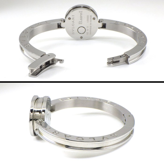 ブルガリ BVLGARI 腕時計 B.zero1 ビーゼロワン Sサイズ BZ22S/BZ22BSS ブラック文字盤 SS クオーツアナログ 【箱・保付き】 【中古】