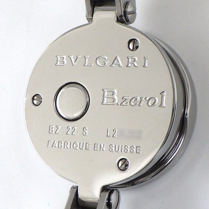 ブルガリ BVLGARI 腕時計 B.zero1 ビーゼロワン Sサイズ BZ22S/BZ22BSS ブラック文字盤 SS クオーツアナログ 【箱・保付き】 【中古】