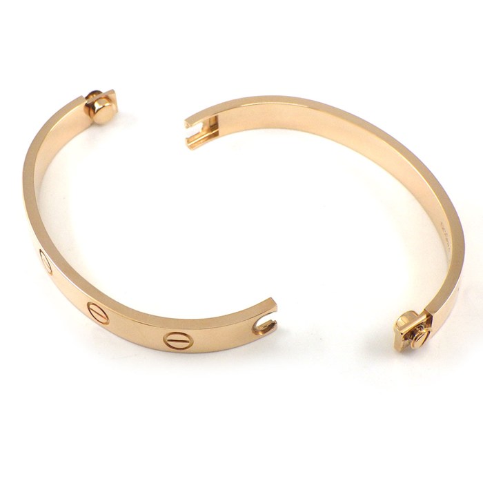 カルティエ Cartier ブレスレット ラブ クラシックモデル B6067415 現行 K18PG / #15 【箱・保付き】 【中古】