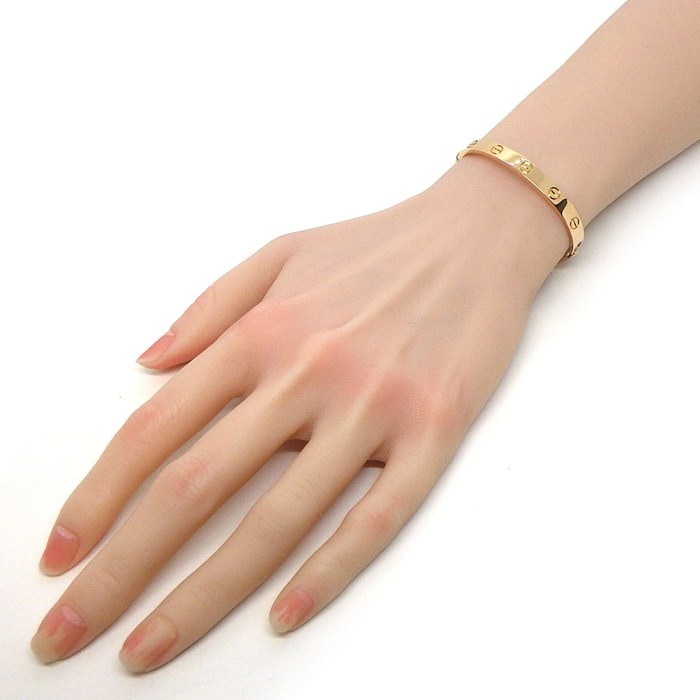 カルティエ Cartier ブレスレット ラブ クラシックモデル B6067415 現行 K18PG / #15 【箱・保付き】 【中古】