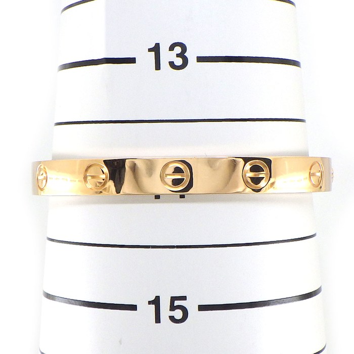 カルティエ Cartier ブレスレット ラブ クラシックモデル B6067415 現行 K18PG / #15 【箱・保付き】 【中古】