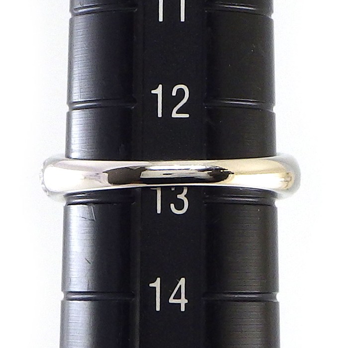 【ダイヤモンド】 リング 1ポイント ダイヤモンド 0.503ct(E/VS1/GD) ハーフサークル パヴェ ダイヤモンド 計0.50ct PT950 12.5号 【中古】
