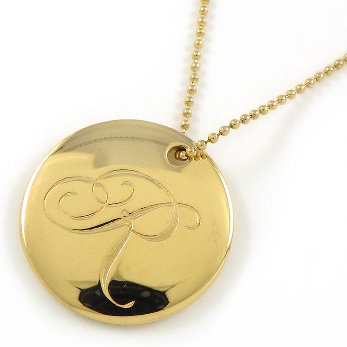 ティファニー Tiffany & Co. ネックレス ノーツ レター イニシャルR