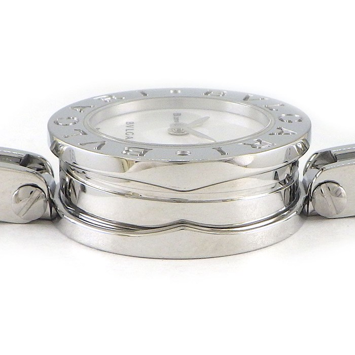 ブルガリ BVLGARI 腕時計 B-zero1 ビーゼロワン BZ22S ダブルハート バングル シルバー文字盤 SS クオーツアナログ 【箱・保付き】 【中古】