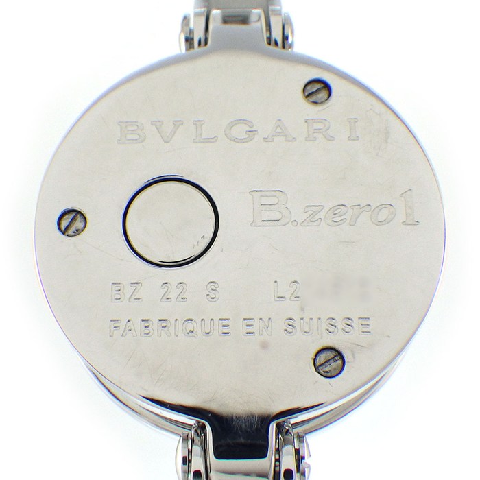 ブルガリ BVLGARI 腕時計 B-zero1 ビーゼロワン BZ22S ダブルハート バングル シルバー文字盤 SS クオーツアナログ 【箱・保付き】 【中古】