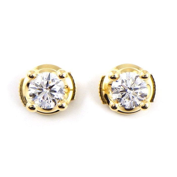 ブルガリ BVLGARI】ピアス コロナ ソリティア ソリテール ダイヤモンド 
