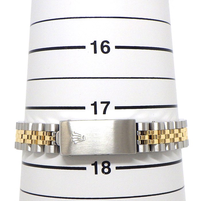ロレックス Rolex 腕時計 レディ デイトジャスト 26 69173 X番 サンレイ シャンパンカラー文字盤 フルーテッドベゼル ジュビリーブレス ロレゾール SS K18YG 自動巻き 【中古】