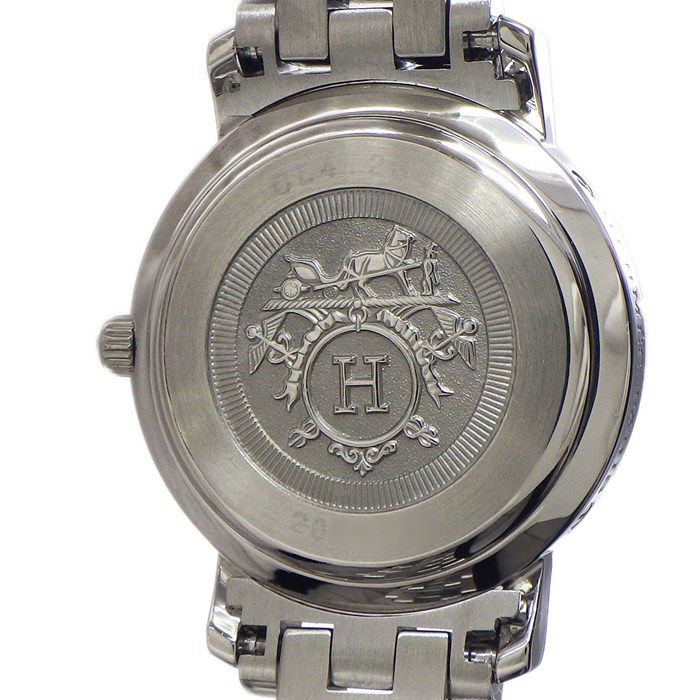 エルメス HERMES クリッパーナクレ 腕時計 SS CL4.230 ダイヤ HERMES エルメス 腕時計 クリッパーナクレ 12Pダイヤモンド CL4
