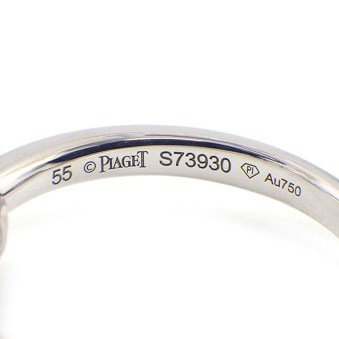 ピアジェ PIAGET リング ポセション G34P5F00 ボール 回転 パヴェ 58ポイント ダイヤモンド 0.34ct K18WG 15号 / #55 【箱・保付き】 【中古】