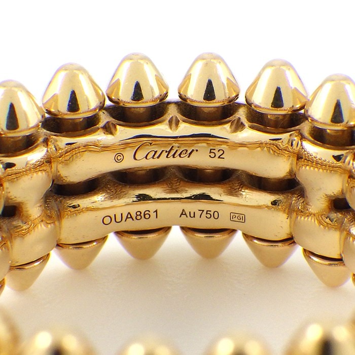 カルティエ Cartier リング クラッシュ ダブル B4238352 2連モデル K18YG 10号 / #52 【中古】