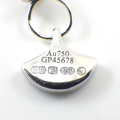 グラフ Graff GRAFF ネックレス スパイラル パヴェ RGP599 ラウンド サークル ダイヤモンド 0.65ct K18WG 【中古】
