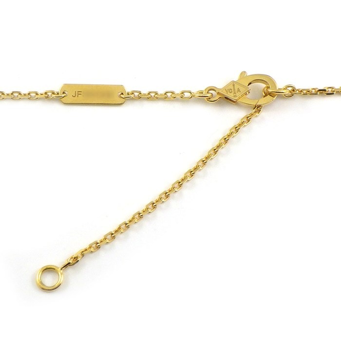 ヴァンクリーフ＆アーペル Van Cleef & Arpels ネックレス ヴィンテージアルハンブラ VCARA45800 オニキス K18YG 【箱・保付き】 【中古】