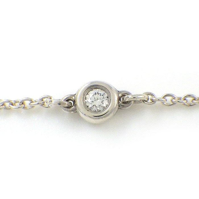 ティファニー Tiffany & Co. ブレスレット バイザヤード 60131448 3ポイント ダイヤモンド 計0.09ct SV925 【中古】