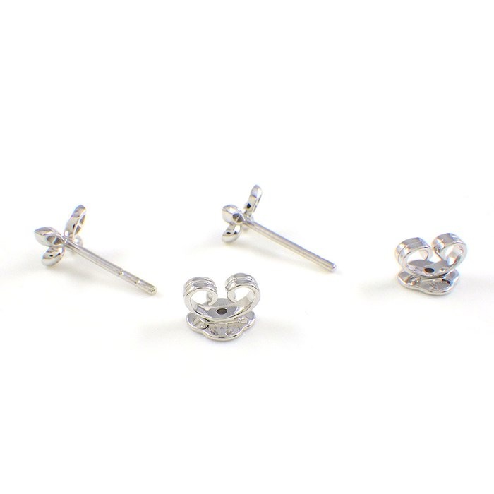 グラフ Graff GRAFF ピアス バタフライ プティ スタッド スモール RGE1563 パヴェ ダイヤモンド 計0.08ct K18WG 【箱・保付き】 【中古】