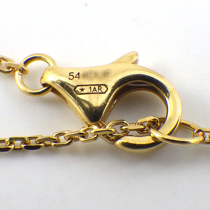 カルティエ Cartier ネックレス ダムール XS ディアマン レジェ B7224517 1ポイント ダイヤモンド 0.04ct K18YG 【中古】