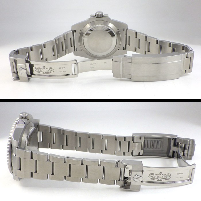 ロレックス Rolex 腕時計 サブマリーナ 116610LN ランダムシリアル ルーレット刻印 ブラック文字盤 デイト 夜光針/インデックス 回転ベゼル SS 自動巻き 【箱・保付き】 【中古】