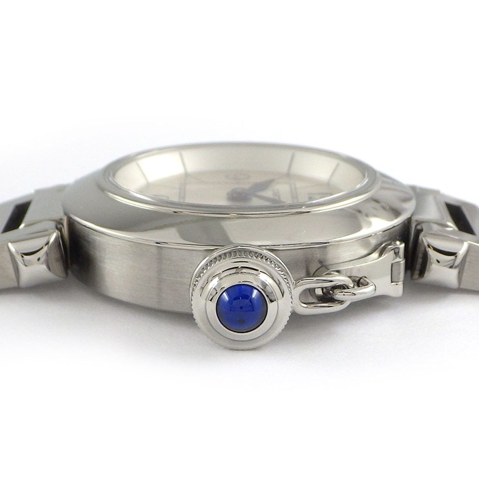 カルティエ Cartier 腕時計 ミスパシャ W3140007 サンレイ シルバー文字盤 SS クオーツアナログ 【中古】