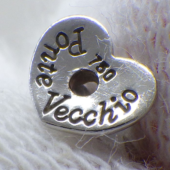 ポンテヴェキオ Ponte Vecchio ピアス ハートモチーフ ルビー 0.15ct / 0.15ct ダイヤモンド 計0.06ct / 0.06ct K18WG 【中古】