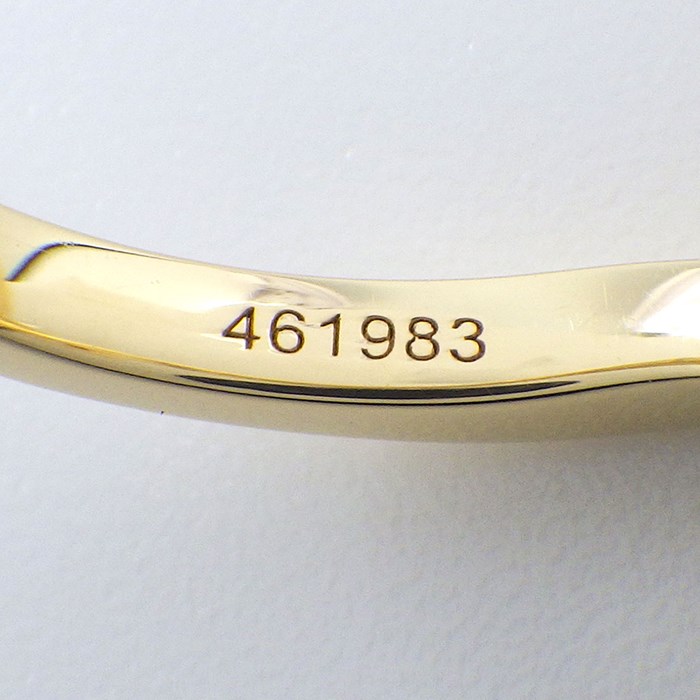 ハリーウィンストン HARRY WINSTON リング リリー クラスター FRDYMQRFLC リーフ 1ポイント マーキスカット 54ポイント ラウンドカット ダイヤモンド 計0.41ct K18YG 12.5号 【中古】