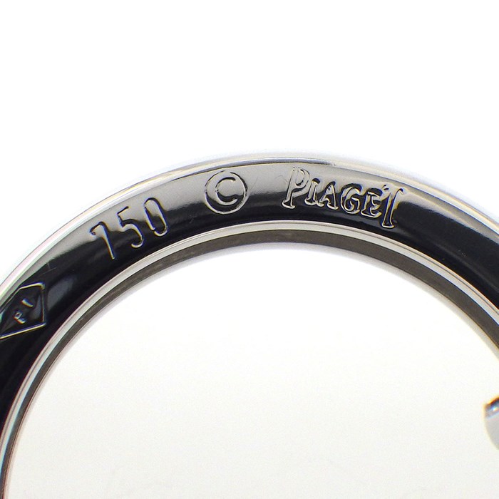 ピアジェ PIAGET リング ダンサー SM スライド ムービング パヴェ ダイヤモンド K18WG 11号 / #51 【中古】