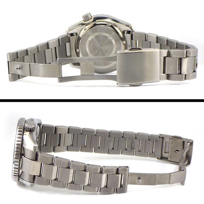 セイコー SEIKO 腕時計 プロスペックス SBDB041/5R66-0BS0 世界400本限定モデル ブラック/ブルー グラデーション文字盤 デイト パワーリザーブ表示機能 GMT 夜光針・インデックス 回転ベゼル チタン スプリングドライブ 【箱・保付き】 【中古】