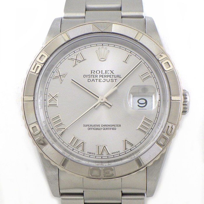 ロレックス Rolex 腕時計 デイトジャスト サンダーバード 16264 デイト グレー文字盤 ローマンインデックス SS 自動巻き 【中古】