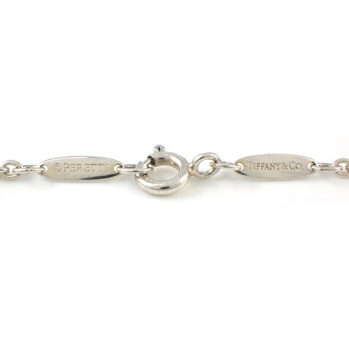 ティファニー Tiffany & Co. ブレスレット オープンハート K18PG SV925 【中古】