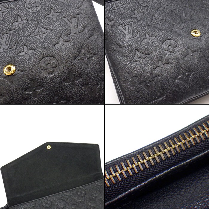 ルイ・ヴィトン LOUIS VUITTON ショルダーバッグ トワイス M50258 2015年 ブラック モノグラムアンプラントレザー ゴールド金具 【中古】